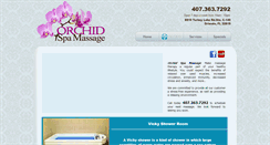 Desktop Screenshot of orchidspamassage.com